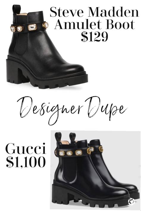 gucci boot dupes steve madden|gucci boots look alikes.